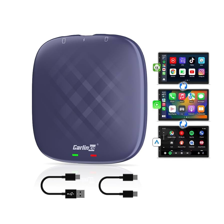 カーナビ CarlinKit Carplay Ai Box Plus 8+128GB CarlinKit CarPlay Ai Box Plus with Android 13.0 System 8+